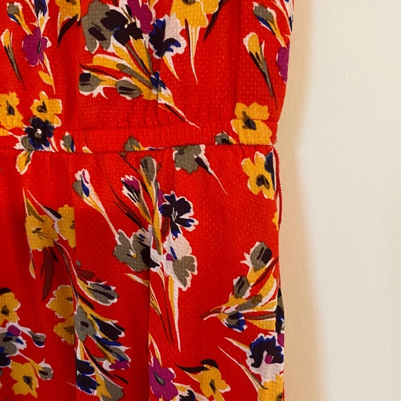 Anthropologie red midi dress - Picture 2 of 4